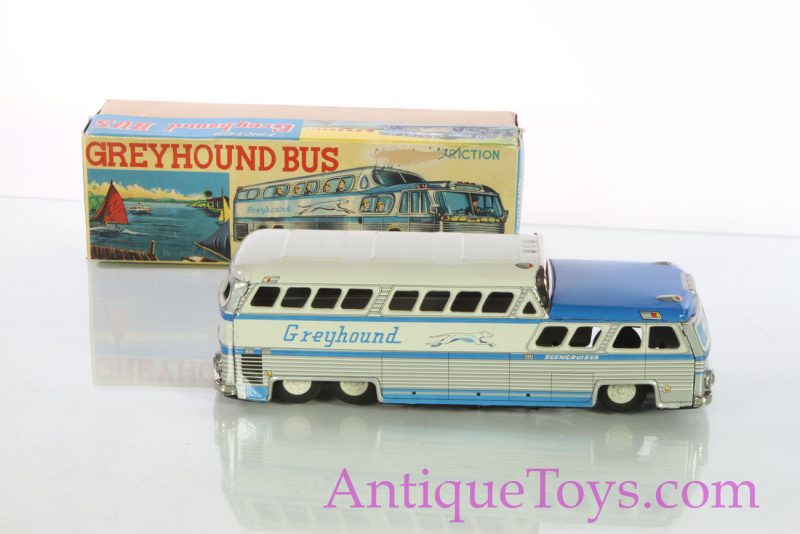 Tin Greyhound Bus Toy Japanese Friction <FONT COLOR="ff000 ">*SOLD*</font> - Image 3