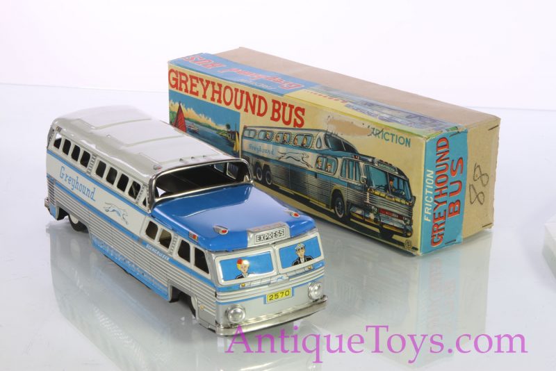 Tin Greyhound Bus Toy Japanese Friction <FONT COLOR="ff000 ">*SOLD*</font> - Image 5