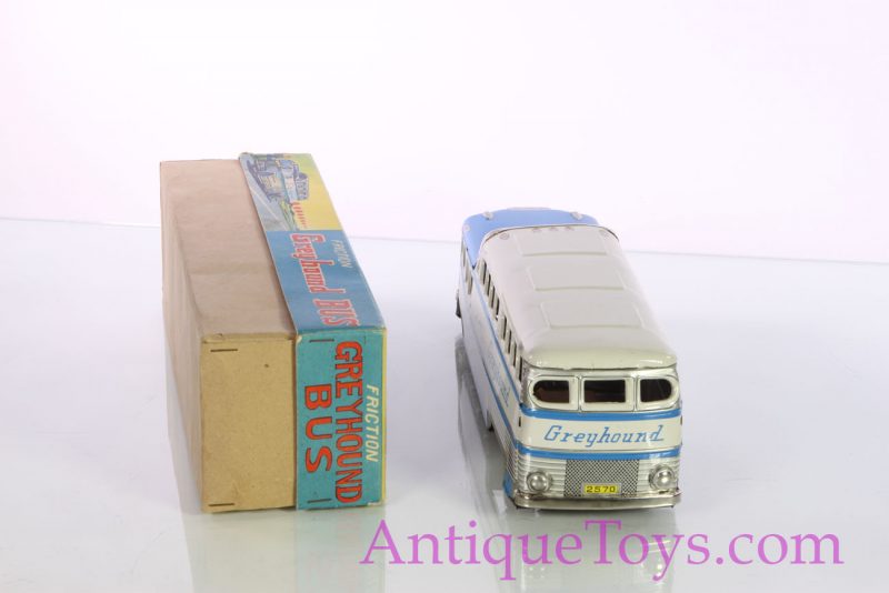 Tin Greyhound Bus Toy Japanese Friction <FONT COLOR="ff000 ">*SOLD*</font> - Image 7