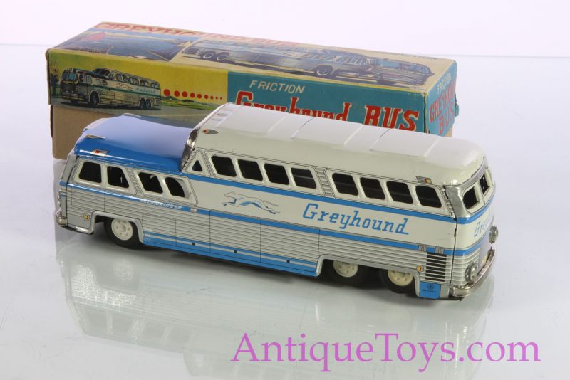 Tin Greyhound Bus Toy Japanese Friction <FONT COLOR="ff000 ">*SOLD*</font> - Image 8