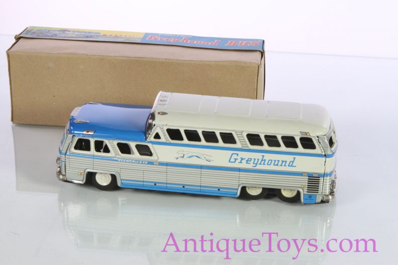 Tin Greyhound Bus Toy Japanese Friction <FONT COLOR="ff000 ">*SOLD*</font> - Image 9