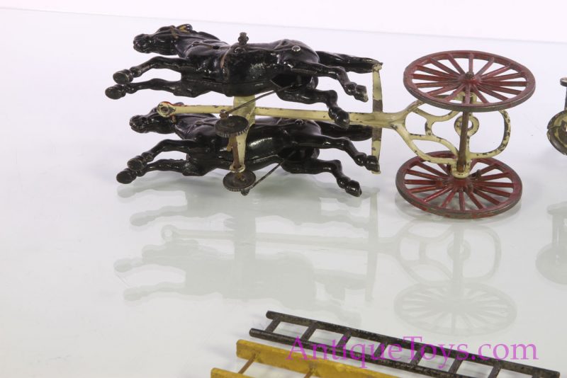 Wilkins Horse Drawn Fire Wagon Toy <FONT COLOR="ff000 ">*SOLD*</font> - Image 2