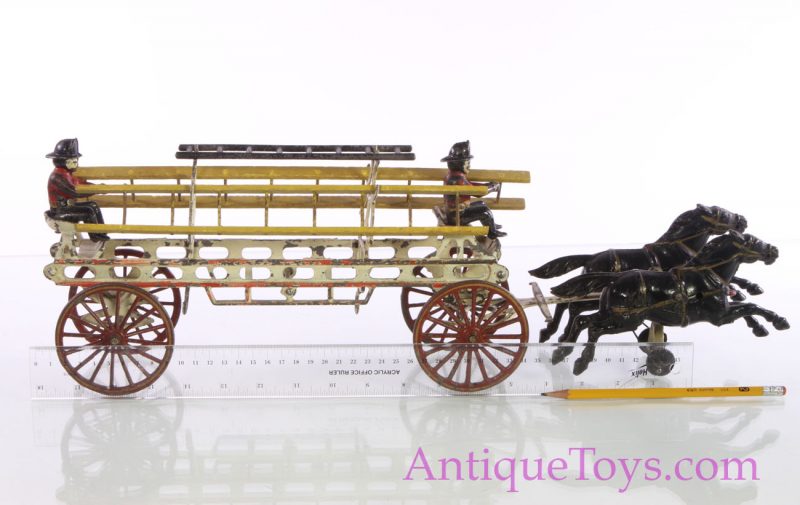 Wilkins Horse Drawn Fire Wagon Toy <FONT COLOR="ff000 ">*SOLD*</font>
