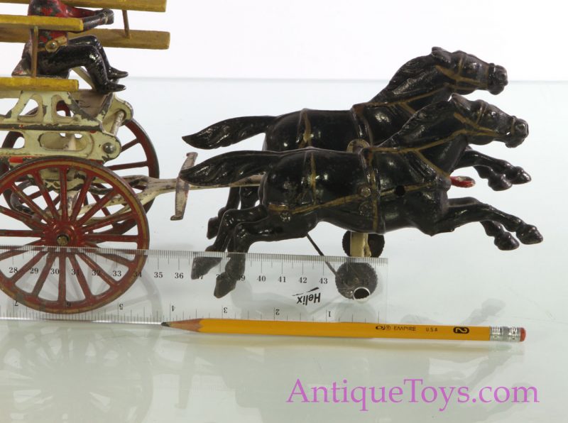 Wilkins Horse Drawn Fire Wagon Toy <FONT COLOR="ff000 ">*SOLD*</font> - Image 10
