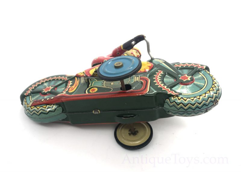 Alps Upsy Down Clown Motorcycle Japanese Friction Toy *SOLD* - Image 6