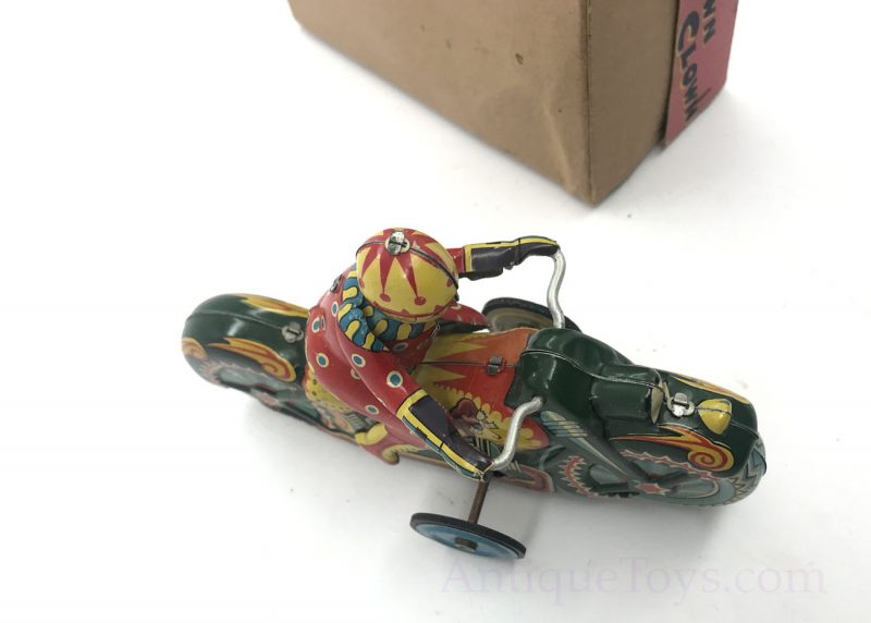 Alps Upsy Down Clown Motorcycle Japanese Friction Toy *SOLD* - Image 10