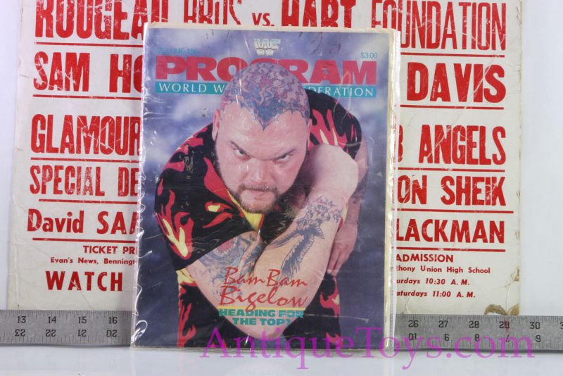 WWF Ultimate Warrior vs Tony Bravo Headliner Wrestling Poster <FONT COLOR="ff000 ">*SOLD*</font> - Image 6