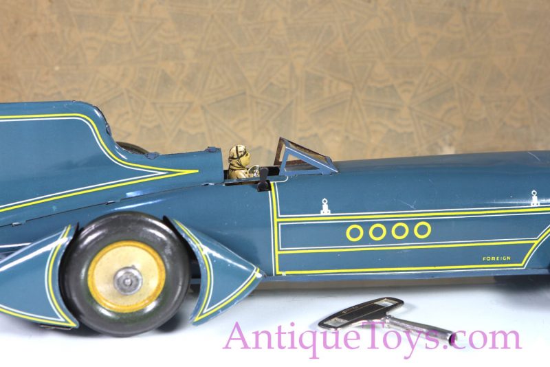 Blue Bird Tin Windup XL Car by Guntherman Germany <FONT COLOR="ff000 ">*SOLD*</font> - Image 5