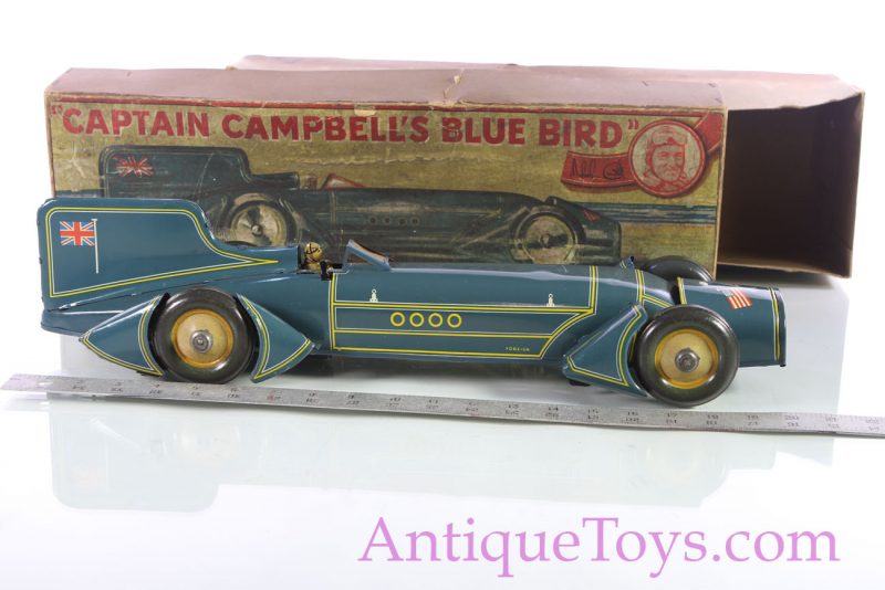 Blue Bird Tin Windup XL Car by Guntherman Germany <FONT COLOR="ff000 ">*SOLD*</font>