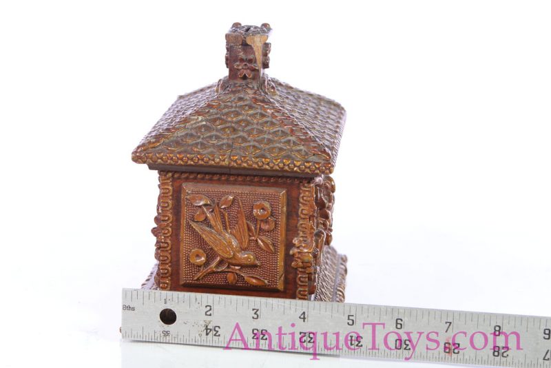 Frank Bank Folk Carved Savings Bank Toy <FONT COLOR="ff000 ">*SOLD*</font> - Image 5