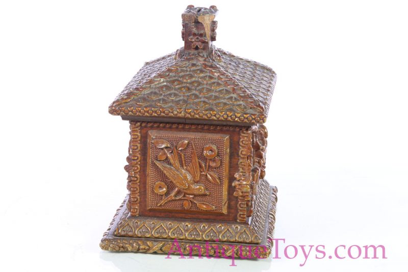 Frank Bank Folk Carved Savings Bank Toy <FONT COLOR="ff000 ">*SOLD*</font> - Image 9