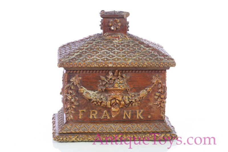 Frank Bank Folk Carved Savings Bank Toy <FONT COLOR="ff000 ">*SOLD*</font> - Image 11
