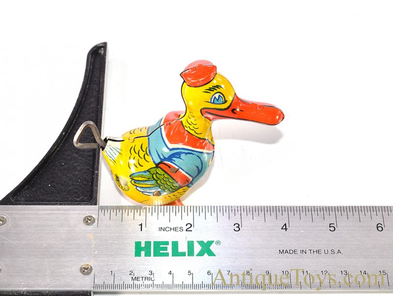 Vintage ca. 1930's J. Chein Walking Duck Windup Tin Toy for Sale <FONT COLOR="ff000 ">*SOLD*</font> - Image 8