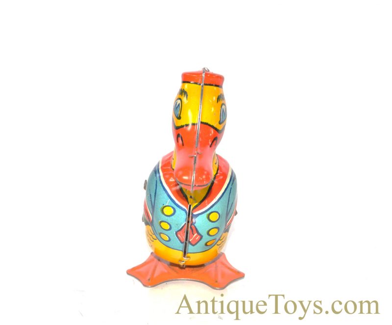 Vintage ca. 1930's J. Chein Walking Duck Windup Tin Toy for Sale <FONT COLOR="ff000 ">*SOLD*</font> - Image 3