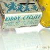 Vintage ca. 1930's Unique Art Tin Lithographed Windup "Kiddy Cyclist" with Box for Sale - Image 14