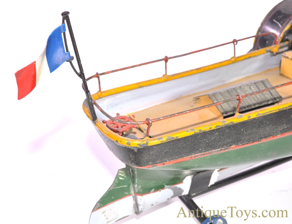 Antique ca. 1890's E.F. Lefevre Tin Paddle Wheel Boat from the Dick Claus Collection <FONT COLOR="ff000 ">*SOLD*</font> - Image 6