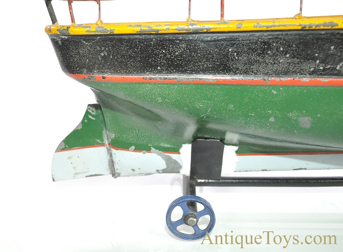 Antique ca. 1890's E.F. Lefevre Tin Paddle Wheel Boat from the Dick Claus Collection <FONT COLOR="ff000 ">*SOLD*</font> - Image 8