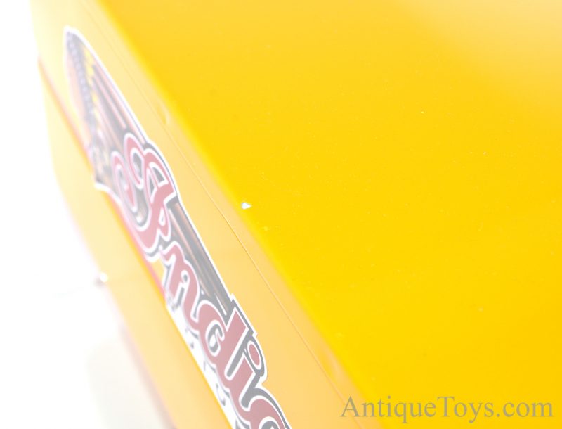 Vintage ca. 1954 Custom Designed Restore Tonka Toys Indian Motorcycle Pressed Steel Semi Tractor Trailer with Boxed New Ray Toys Indian Motorcycle Scale Model <FONT COLOR="ff000 ">*SOLD*</font> - Image 11