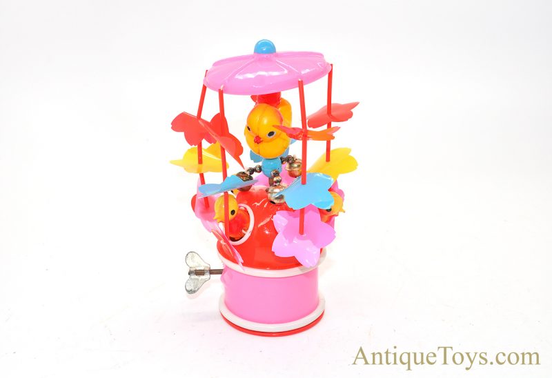 Vintage ca. 1950's T.A. Mechanical Hungry Chicks "Non-Inflammable" Acetiloid/Plastic Japanese Windup Toy <FONT COLOR="ff000 ">*SOLD*</font> - Image 4