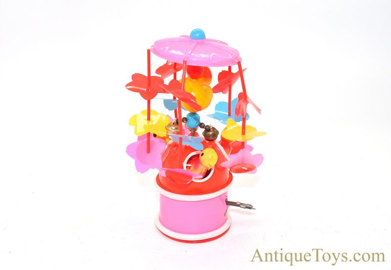 Vintage ca. 1950's T.A. Mechanical Hungry Chicks "Non-Inflammable" Acetiloid/Plastic Japanese Windup Toy <FONT COLOR="ff000 ">*SOLD*</font> - Image 6