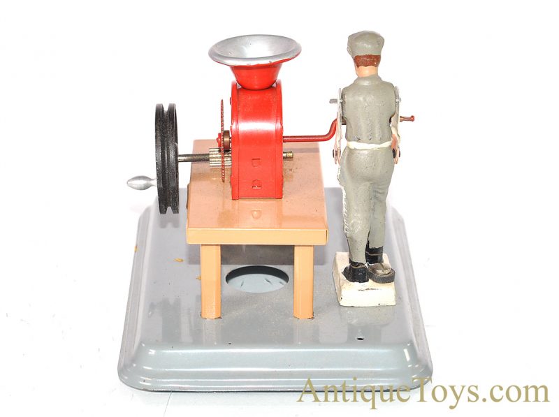 Vintage ca. 1950’s Fleischmann Sausage Grinder German Tin Steam Toy Accessory <FONT COLOR="ff000 ">*SOLD*</font> - Image 5