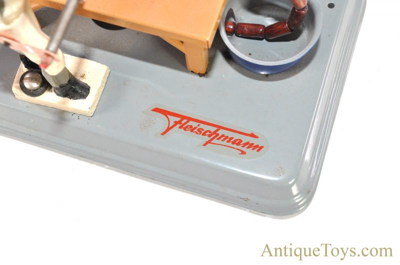 Vintage ca. 1950’s Fleischmann Sausage Grinder German Tin Steam Toy Accessory <FONT COLOR="ff000 ">*SOLD*</font> - Image 11