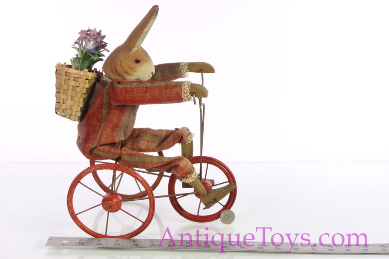 Easter Bunny Rabbit toy on Tricycle, Extra Large <FONT COLOR="ff000 ">*SOLD*</font>