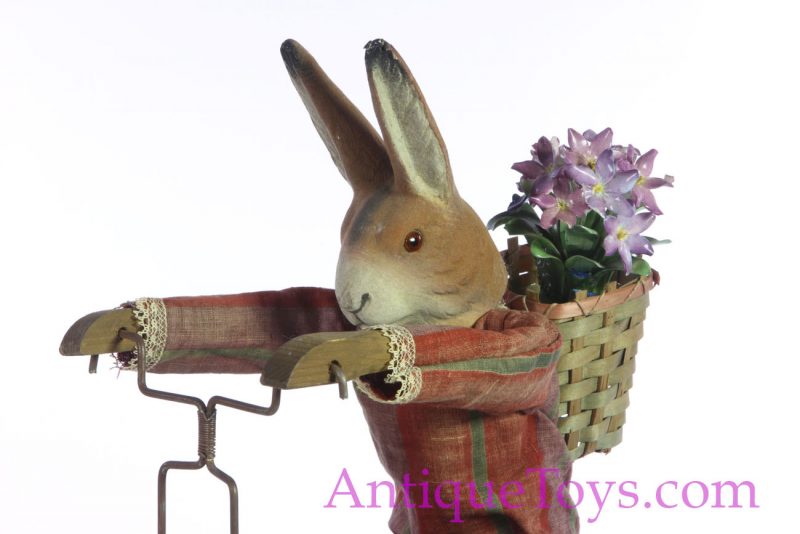 Easter Bunny Rabbit toy on Tricycle, Extra Large <FONT COLOR="ff000 ">*SOLD*</font> - Image 7