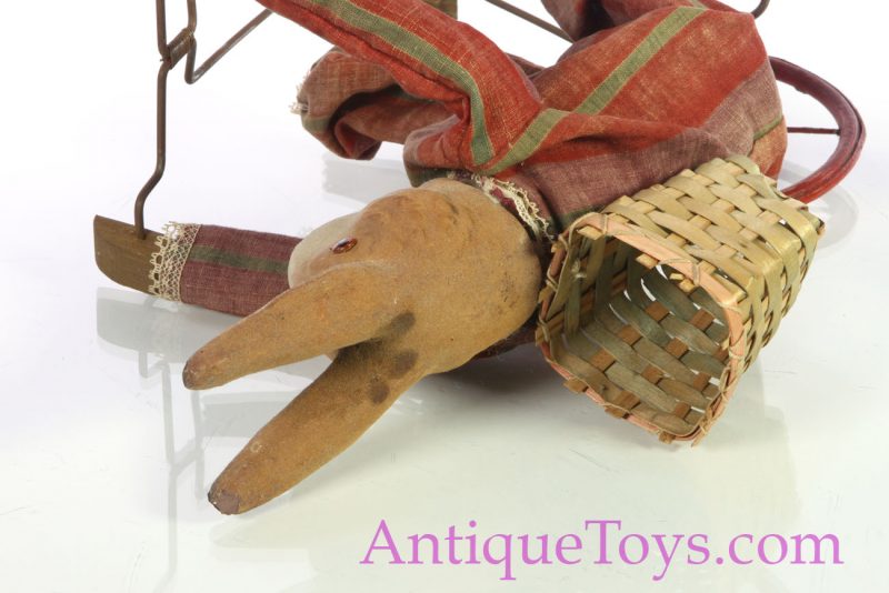 Easter Bunny Rabbit toy on Tricycle, Extra Large <FONT COLOR="ff000 ">*SOLD*</font> - Image 5