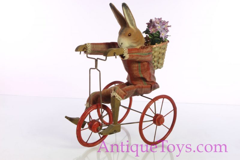 Easter Bunny Rabbit toy on Tricycle, Extra Large <FONT COLOR="ff000 ">*SOLD*</font> - Image 2