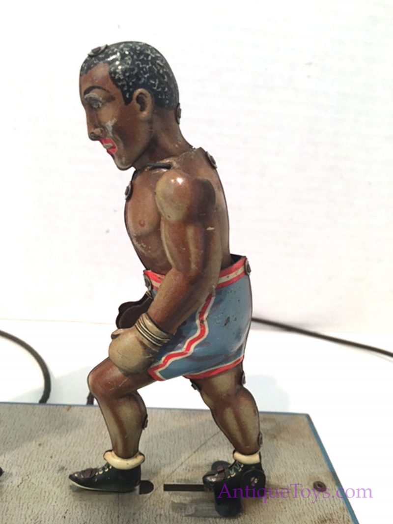 Joe Lewis vs Max Schmeling Boxing, "The Champion" Tin Toy <FONT COLOR="ff000 ">*SOLD*</font> - Image 3