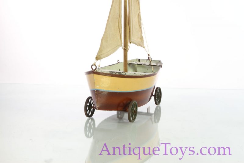 Lutz Marklin Sand Toy Tin Sailing Ship <FONT COLOR="ff000 ">*SOLD*</font> - Image 11