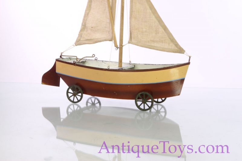 Lutz Marklin Sand Toy Tin Sailing Ship <FONT COLOR="ff000 ">*SOLD*</font> - Image 10