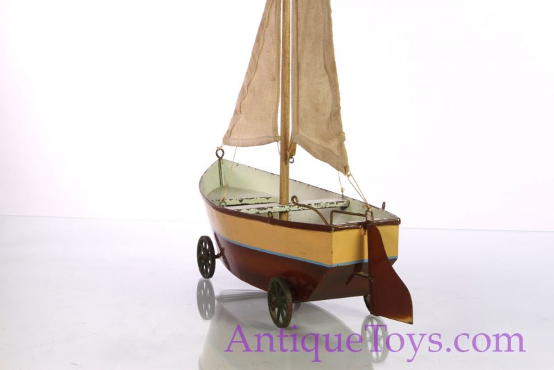 Lutz Marklin Sand Toy Tin Sailing Ship <FONT COLOR="ff000 ">*SOLD*</font> - Image 9
