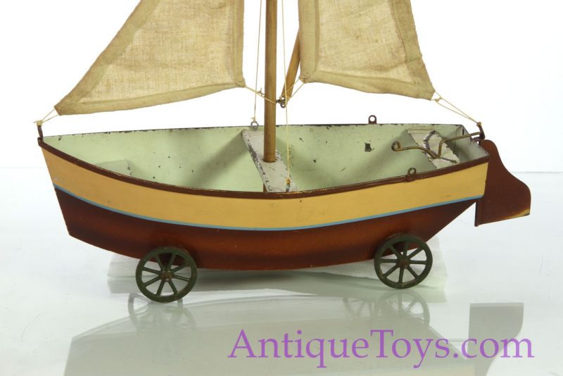 Lutz Marklin Sand Toy Tin Sailing Ship <FONT COLOR="ff000 ">*SOLD*</font> - Image 8