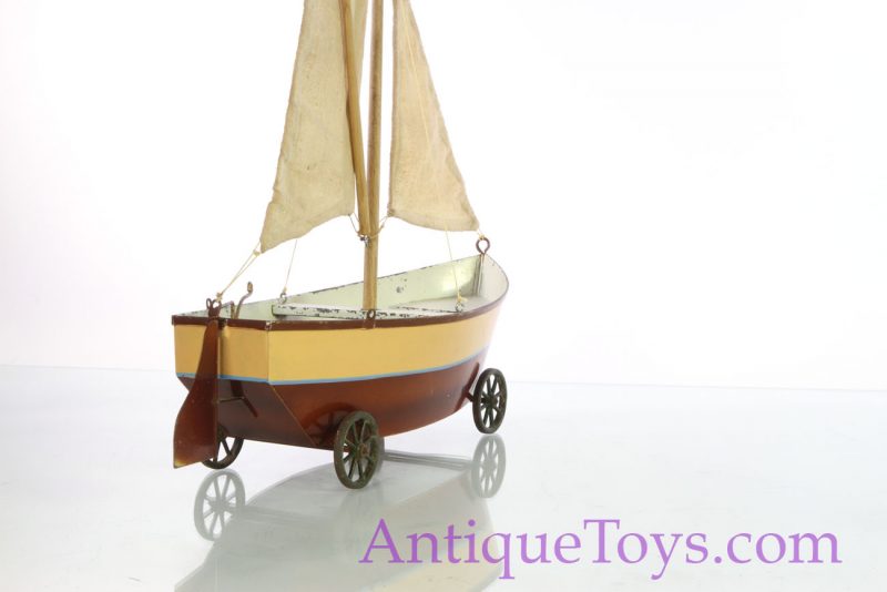Lutz Marklin Sand Toy Tin Sailing Ship <FONT COLOR="ff000 ">*SOLD*</font> - Image 7