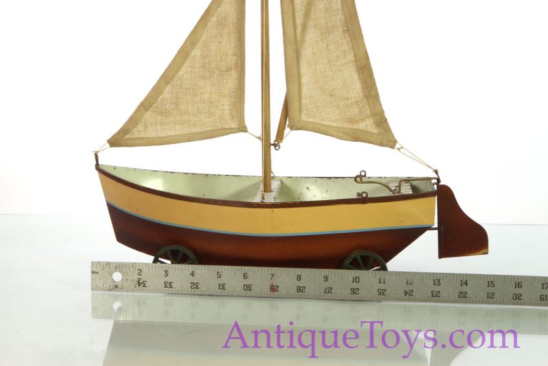 Lutz Marklin Sand Toy Tin Sailing Ship <FONT COLOR="ff000 ">*SOLD*</font> - Image 3