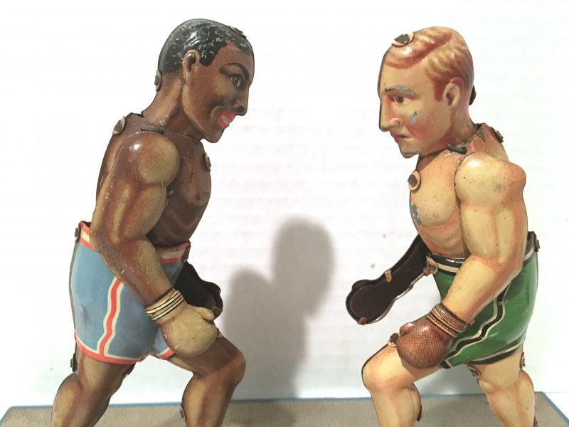 Joe Lewis vs Max Schmeling Boxing, "The Champion" Tin Toy <FONT COLOR="ff000 ">*SOLD*</font> - Image 10