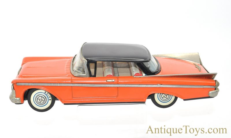 Yonezawa Toys (Y) Tin Lithographed Friction Powered Coral & Silver Buick Sedan #10509 in Box <FONT COLOR="ff000 ">*SOLD*</font> - Image 2