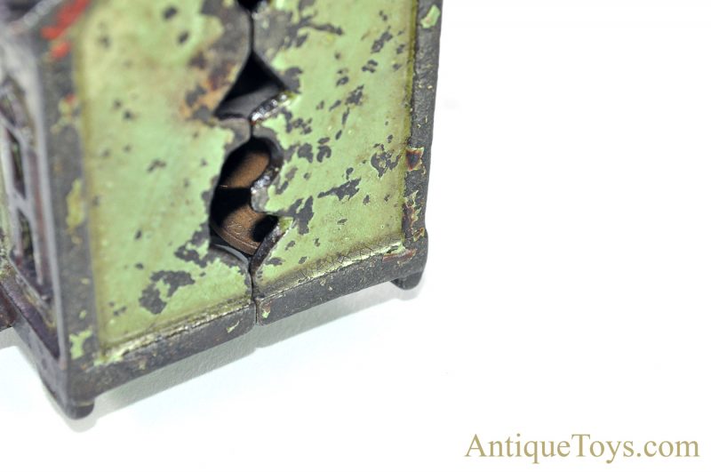 Antique ca. 1883-1903 J.E. Stevens/Grey Iron Casting Co. One Story Cast Iron Still Penny Bank <FONT COLOR="ff000 ">*SOLD*</font> - Image 7