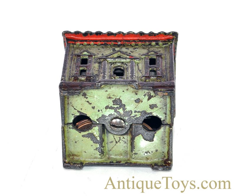 Antique ca. 1883-1903 J.E. Stevens/Grey Iron Casting Co. One Story Cast Iron Still Penny Bank <FONT COLOR="ff000 ">*SOLD*</font> - Image 5