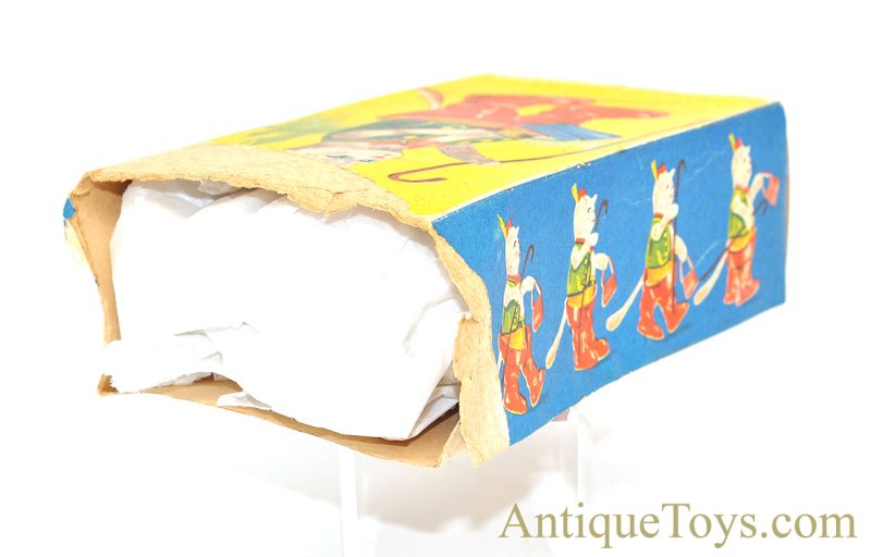 Georg Kohler (GNK) ca. 1940's Tin Lithographed Windup "Puss in Boots" German Toy with Box <FONT COLOR="ff000 ">*SOLD*</font> - Image 4