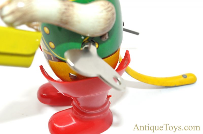 Georg Kohler (GNK) ca. 1940's Tin Lithographed Windup "Puss in Boots" German Toy with Box <FONT COLOR="ff000 ">*SOLD*</font> - Image 11