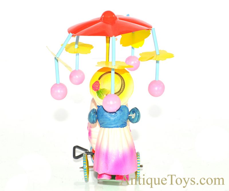 Vintage Japanese Celluloid Windup Baby Carriage Merry-Go-Round in Box <FONT COLOR="ff000 ">*SOLD*</font> - Image 5