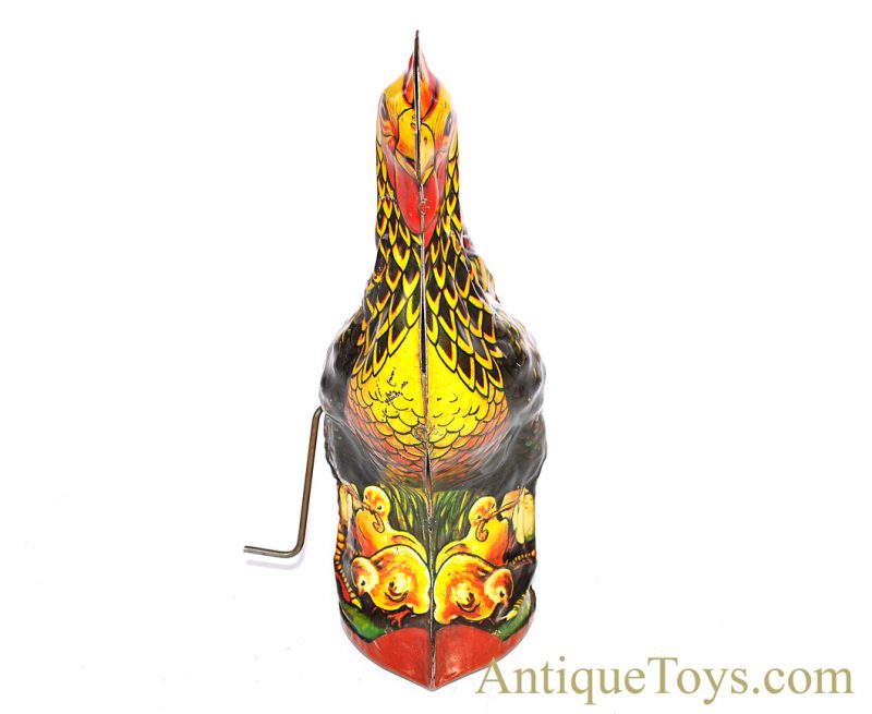 Vintage Baldwin Mfg. Co. Tin Lithographed Clucking Chicken Toy <FONT COLOR="ff000 ">*SOLD*</font> - Image 3