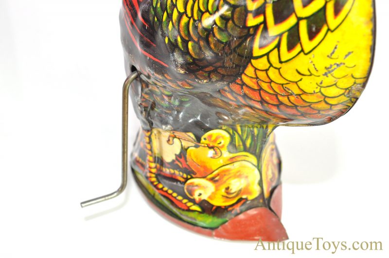 Vintage Baldwin Mfg. Co. Tin Lithographed Clucking Chicken Toy <FONT COLOR="ff000 ">*SOLD*</font> - Image 6