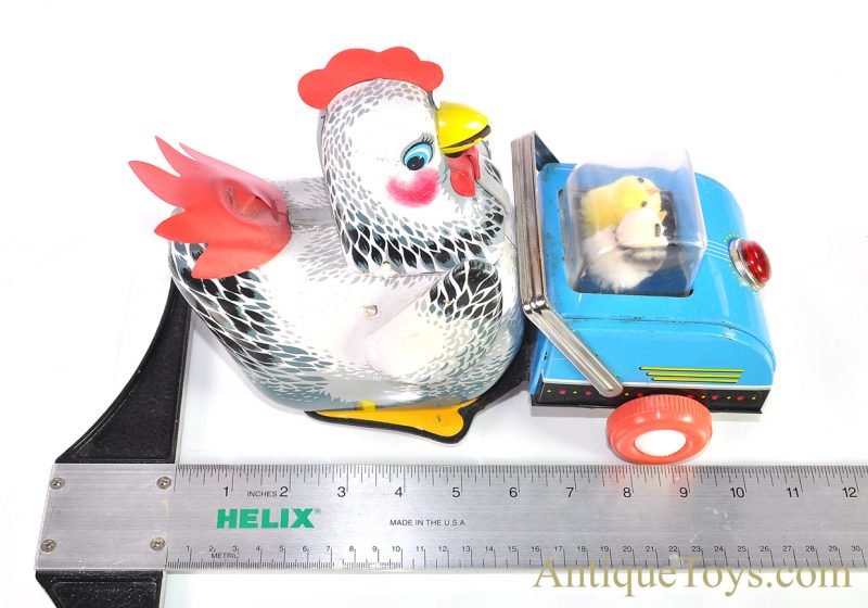 Vintage Chinese Battery Operated Tin Lithographed “Hen and Chickens” ME 603 with Box <FONT COLOR="ff000 ">*SOLD*</font> - Image 15