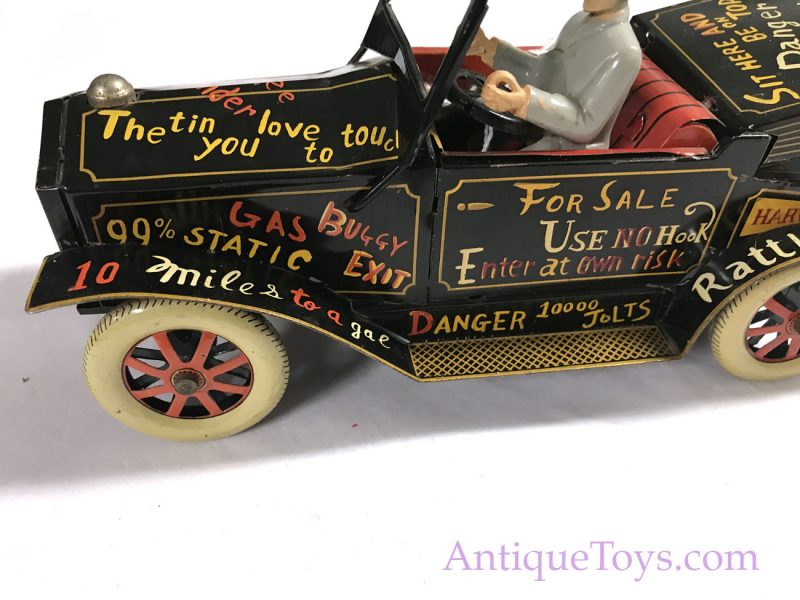 Linemar Marx 1902 Ford Jalopy Harvard College <FONT COLOR="ff000 ">*SOLD*</font> - Image 2
