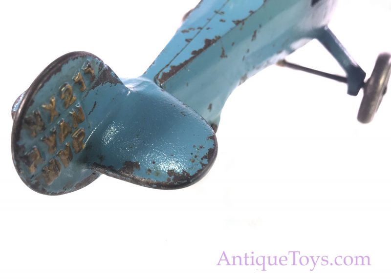 Hubley Cast Iron Lindy Airplane for Sale <FONT COLOR="ff000 ">*SOLD*</font> - Image 6