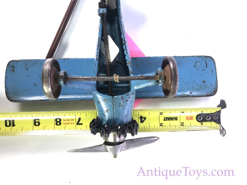 Hubley Cast Iron Lindy Airplane for Sale <FONT COLOR="ff000 ">*SOLD*</font> - Image 8